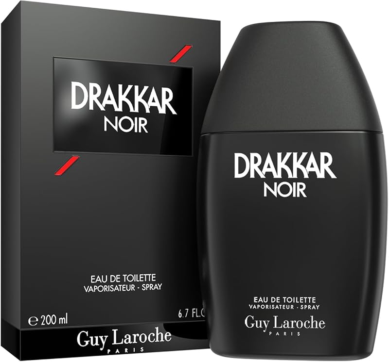 Drakkar Noir de Guy Laroche - Eau de Toilette Sensuel & Intrépide - Boisé et Aromatique, Notes de Mousse de Ch