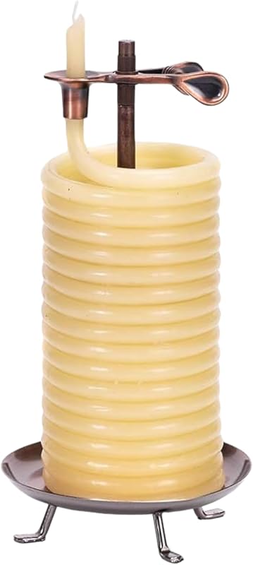 Candle by the Hour Citronella Candle 80 Hours Eco Friendly Natural Beeswax with Cotton Wick, Yellow