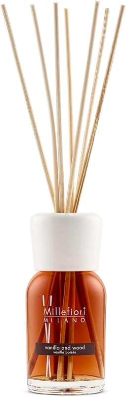 Millefiori Milano 7MDDV Natural Diffuser, Glass, Brown, 6.8 x 26 x 6.5 cm