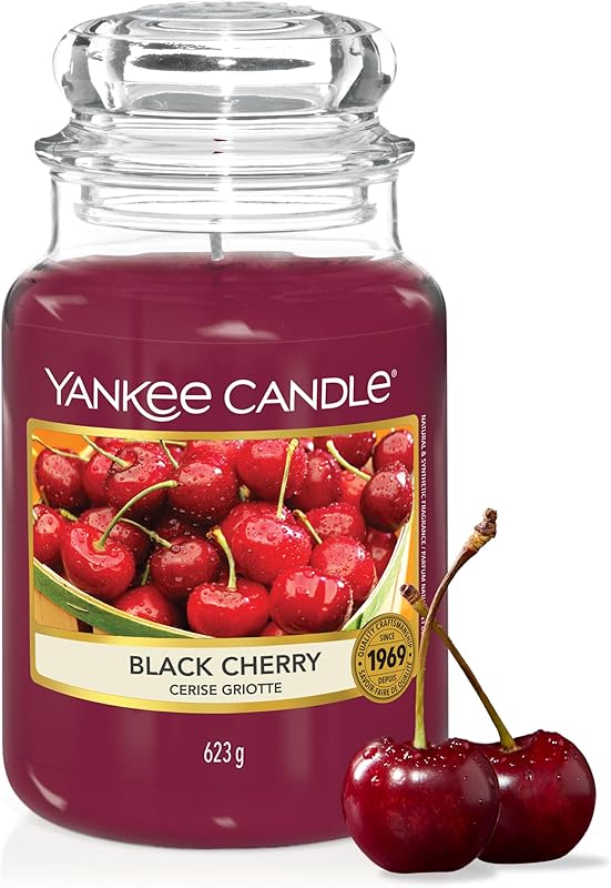 Yankee Candle Large Jar Candle, Black Cherry