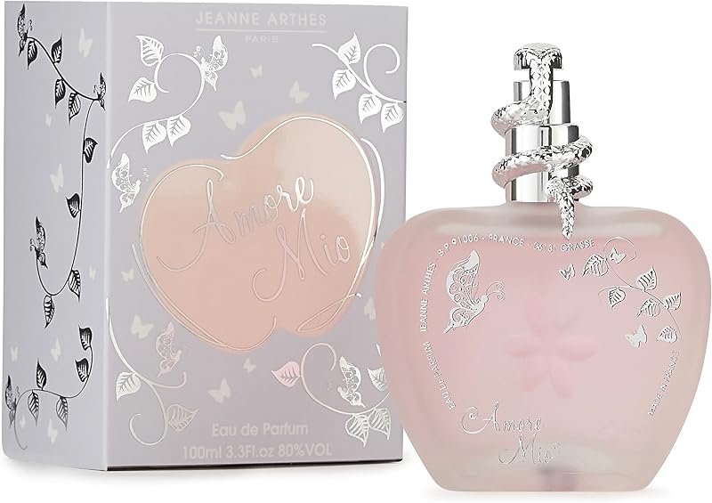 JEANNE ARTHES - Eau de Parfum for Women Amore Mio - Floral & Fresh - Tonka Bean, White Musk - Made in France À