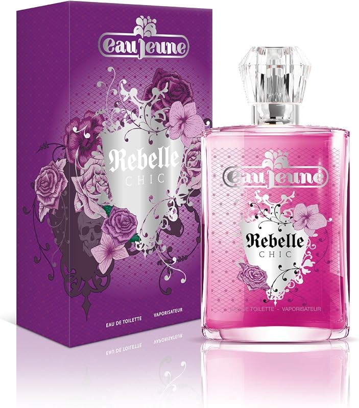 Eau Jeune - Rebelle Chic Eau de Toilette 75 ml | Application cuffs neck ears, Long-lasting wear, Women's fragr