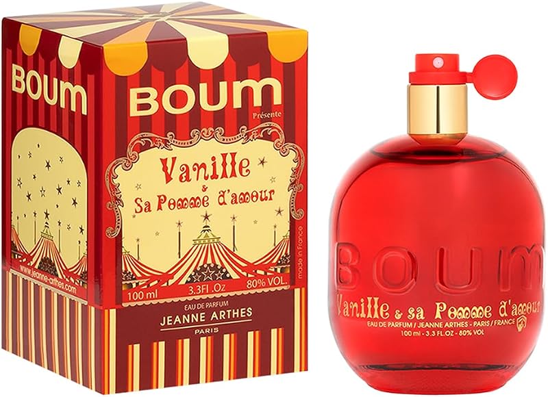 JEANNE ARTHES - Boum Vanille Eau de Parfum - Floral & Fruity - Orange & Pomme d'Amour - Made in France in Gras