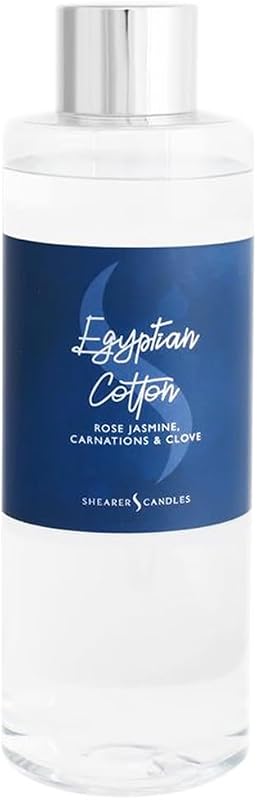 Shearer Candles 200 ml Egyptian Cotton Scented Candle, Reed Diffuser Refill