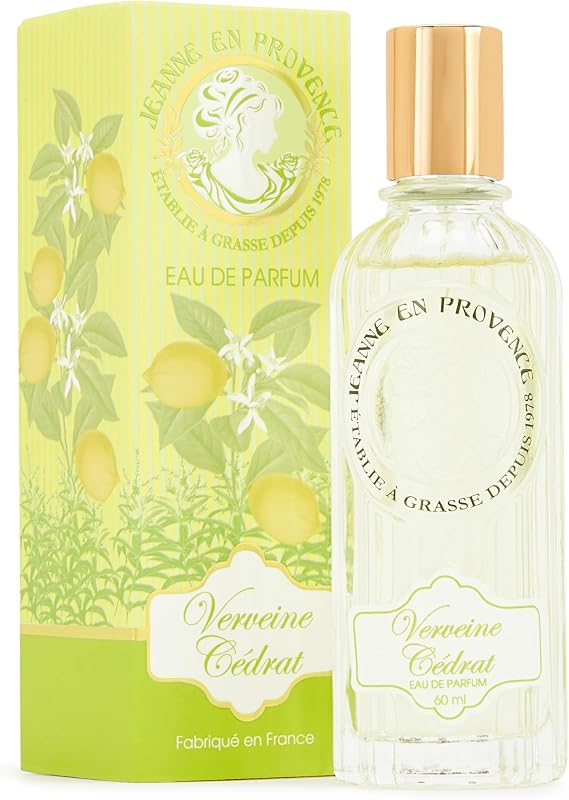 JEANNE EN PROVENCE - Women's perfume Verbena Cédrat - Eau de parfum - Spray bottle 60 ml - Made in France in G
