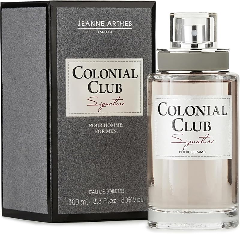 JEANNE ARTHES - Eau de Toilette Man - Colonial Club Signature - Woody and Floral - Orange Wood and White Cedar
