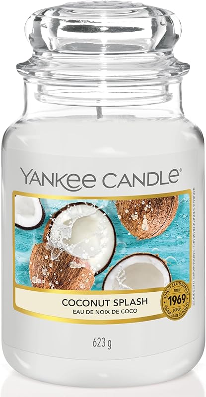Yankee Candle Scented Jar Candle | Large Size | Coconut Water | Up to 150 Hours Burn Time | Mother's Day Gifts