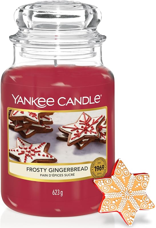Yankee Candle Scented Jar Candle | Large Size | Sweet Gingerbread | Up to 150 Hours Burn Time