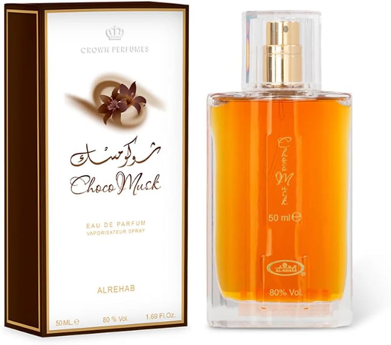 BUSINESS SQUARE BS Choco Musk Perfume Spray 50 ml, Attar by Al-Rehab Collection - Oriental Fragrance Made in D