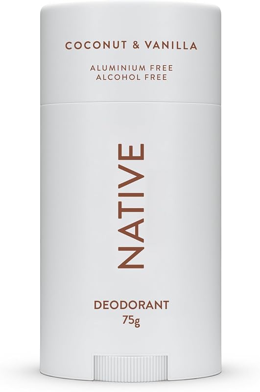 Native Women & Men - Alcohol & Aluminium Free - Coconut & Vanilla Fragrance - With Shea Butter, Coconut Oil & 