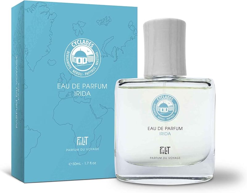 Irida Cyclades Eau de Parfum 50 ml Limited Edition – FiiLiT parfum du voyage – Mixed – Spray – Amber Woody