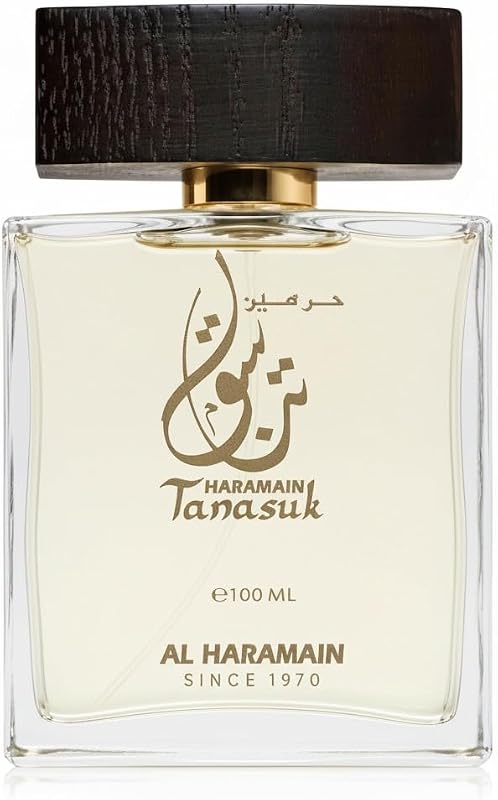 Al Haramain Tanasuk Eau de Parfum 100 ml – Parfum Floral Frais de Luxe – Fragrance Arabe Longue Tenue pour Fem