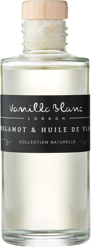 Vanilla Blanc Natural Cork Stopper Refill for Oil Burners and Potpourri Essential Oil Diffuser Refill 100ml (B