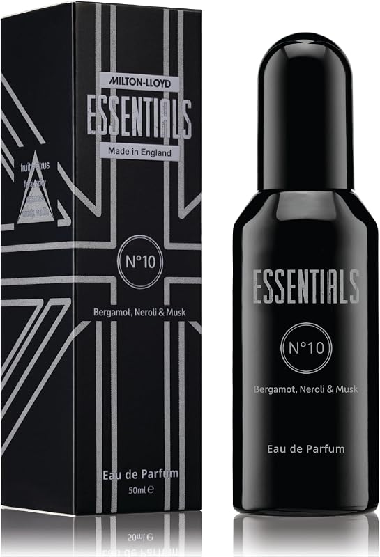 MILTON-LLOYD ESSENTIALS No. 10 Men's Eau de Parfum for Men 50 ml, Luxury Perfume - Aftershave for Men, Long La
