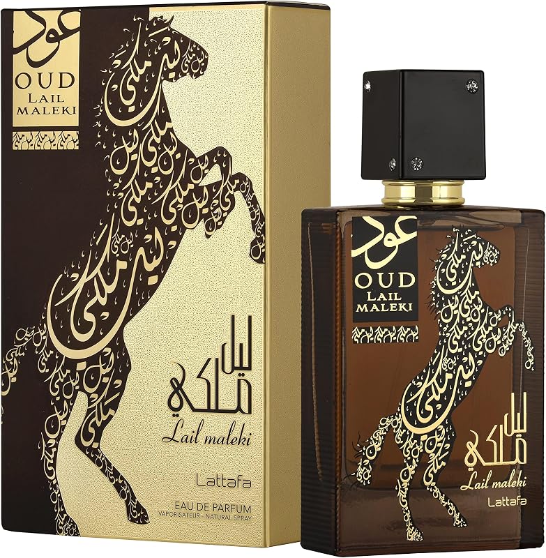 Oud Lail Maleki by Lattafa for Unisex – 3.4 oz EDP Spray