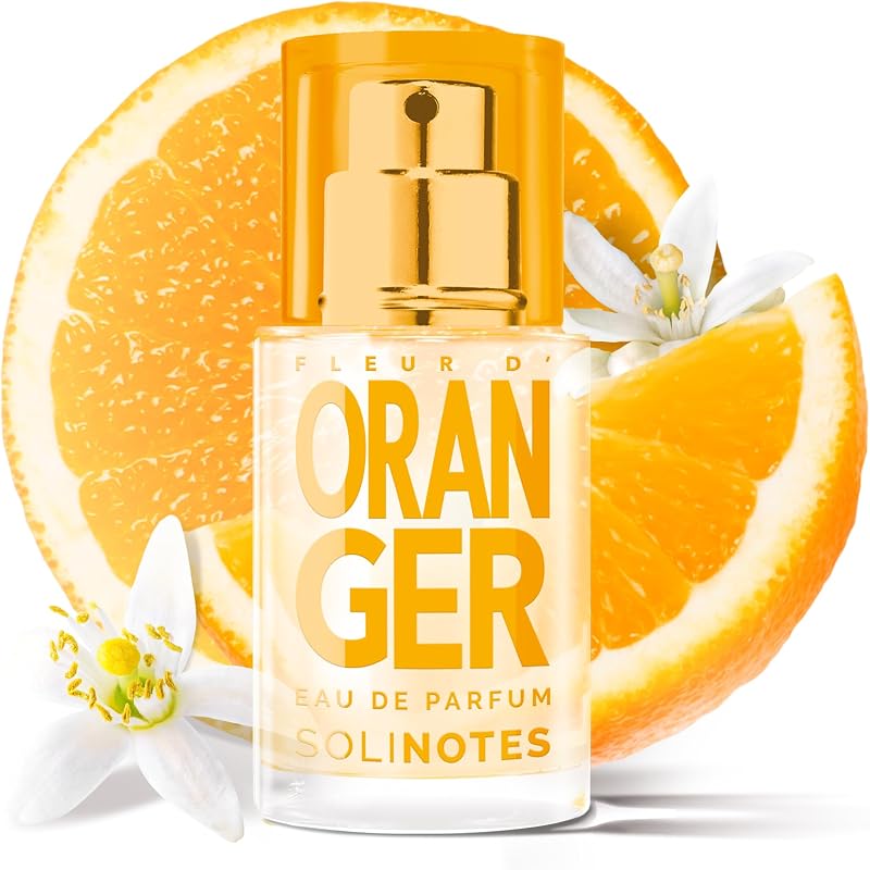 SOLINOTES Women's Orange Blossom Eau De Parfum | Floral and Soothing Fragrance - Perfect Gift for Her - 15 ml