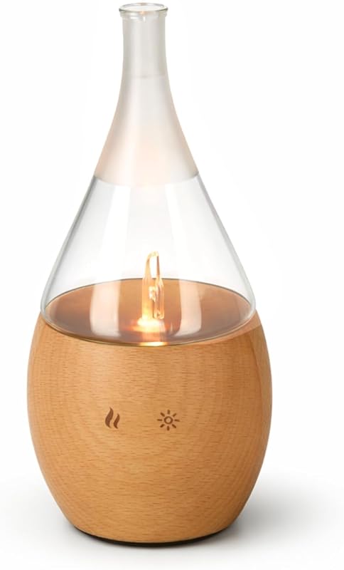 Zen'Arôme Bolea Programmable Nebulizing Essential Oil Diffuser – Adjustable – Up to 80 m² – and LED Lighting –