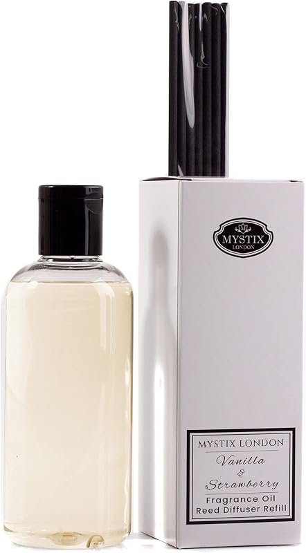 Mystix London | Recharge pour diffuseur d'huile parfumée Vanille et fraise – 250 ml