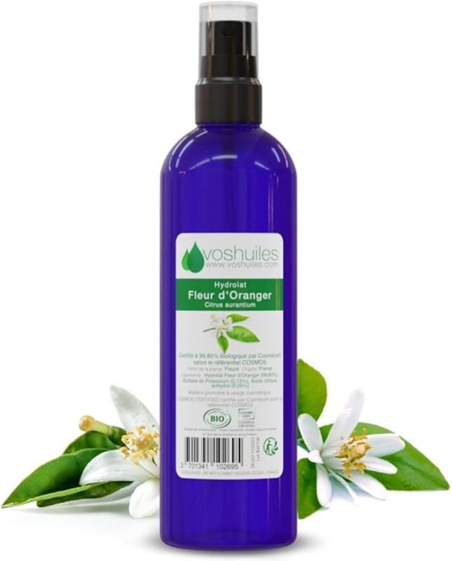 VOSHUILES - COSMOS Orange Blossom Hydrosol - Natural Floral Water for Skin and Hair Care - Soothing and Refres