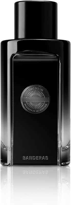 The ICON by Antonio Banderas Eau de Parfum for Men - Long Lasting - Virile, Elegant, Trendy and Sexy Scent - W