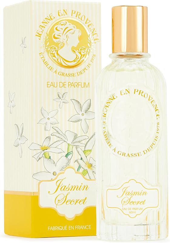 JEANNE EN PROVENCE - Jasmin Secret - Women's Eau De Parfum - Jasmine - Natural Origin Ingredients - Made in Fr