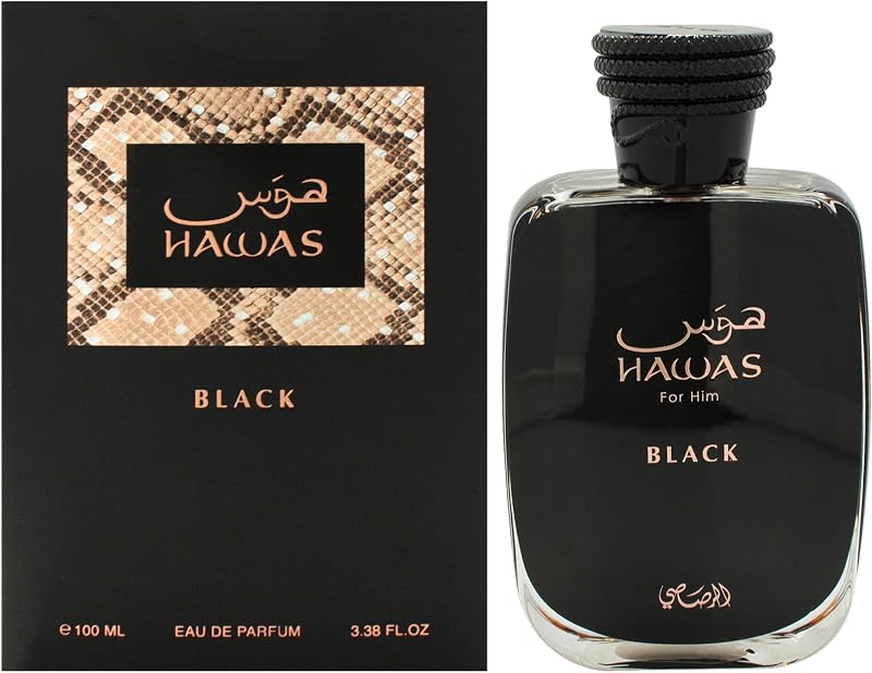 Rasasi Hawas Black for Men Eau de Parfum Spray 100 ml
