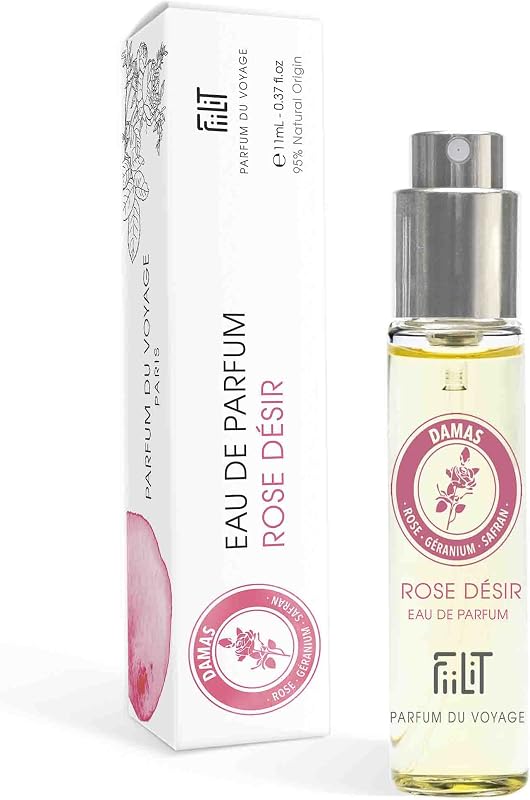 Natural Rose Desir Eau de Parfum Refill 200 ml FiiLiT parfum du voyage 11 ml