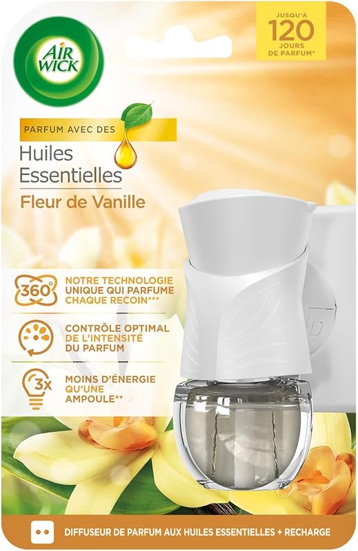 Air Wick Essential Oil Diffuser + 1 Vanilla Refill
