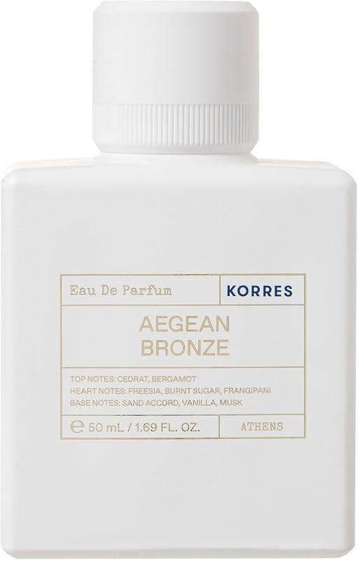 Aegean Bronze Eau de Parfum 50 ml | Vegan fragrance with notes of bergamot, frangipani, burnt sugar and vanill