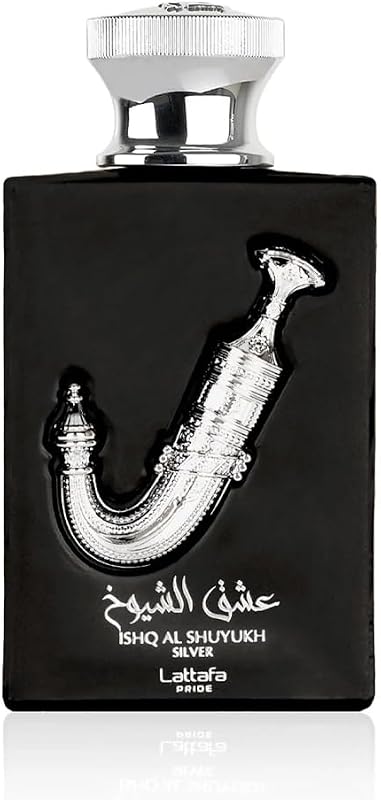 Pride Ishq Al Shuyukh Silver by Lattafa for Unisex – 3.4 oz EDP Spray