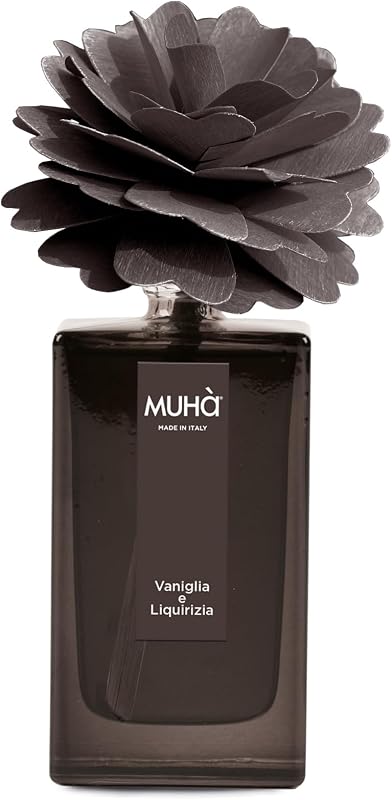 MUHA' PEONY DIFFUSER 100 ML VANILLA BROWN AND LIQUIRICE