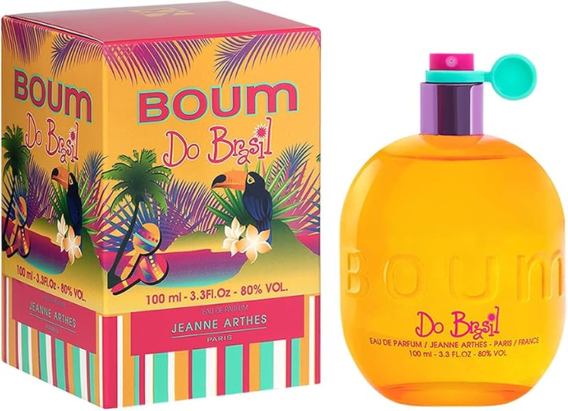 JEANNE ARTHES - Boum Do Brazil Women's Eau de Parfum - Floral - Tiare Flower and Musk - Made in France in Gras