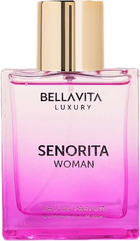 Bellavita Luxury SENORITA Eau de Parfum | 100 ml | Perfume for Women | Fresh Floral, Fruity Musk Scent Profile