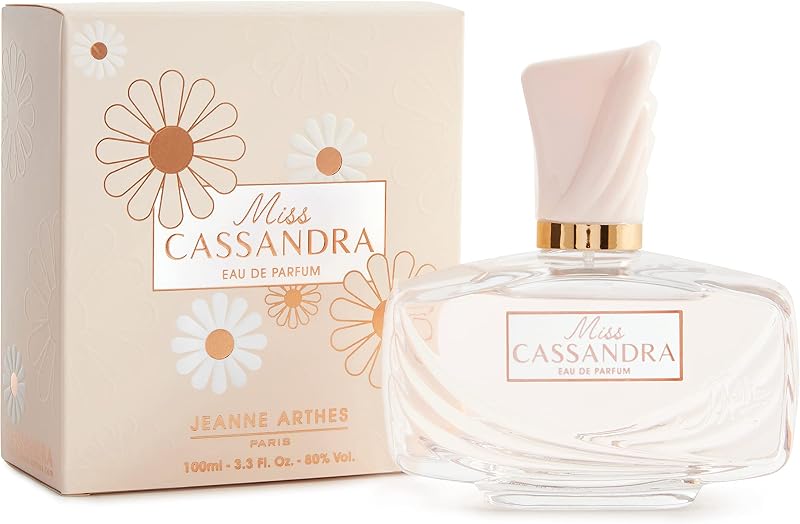 JEANNE ARTHES - Women's Perfume Cassandra Miss - Eau de Parfum - Spray Bottle 100 ml - Made in France in Grass