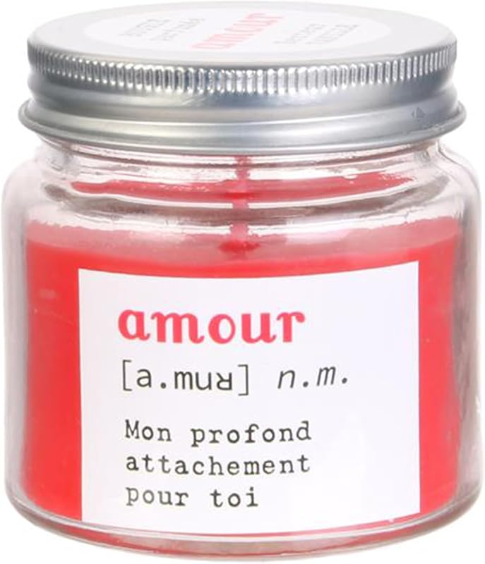 Linnea Vaso Amour Scented Candle Red Vanilla Scent