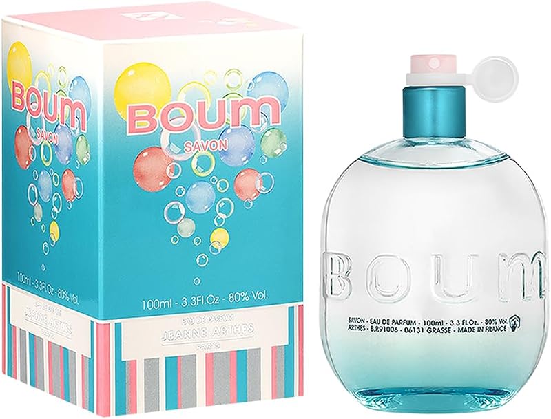 JEANNE ARTHES - Eau de Parfum Boum Savon - Floral & Fresh - Rose and Jasmine - Made in France in Grasse - Gift
