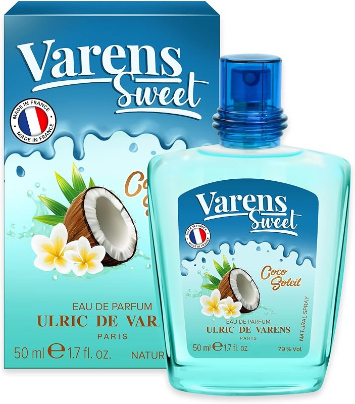 ULRIC DE VARENS - Eau de Parfum Varens Sweet Coco Soleil - Floriental - Women's Perfume - Spray - Made in Fran