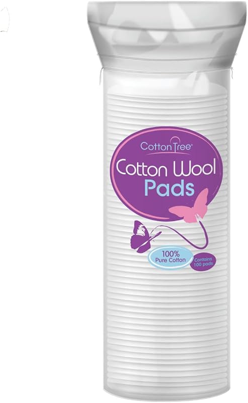 Cotton Tree Pack of 80 Round Cotton Stamps 100% Pure Cotton