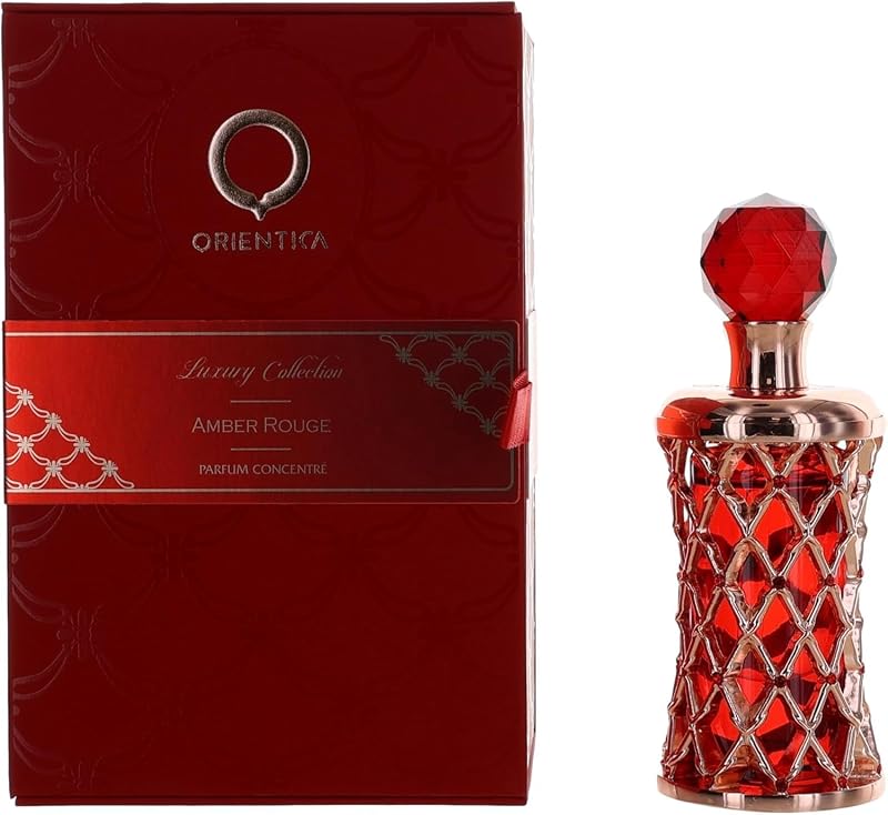 Orientica Luxury Collection Amber Rouge Perfume Concentrate 18ml - Woody, Ambergris, Neroli, Jasmine, Saffron,