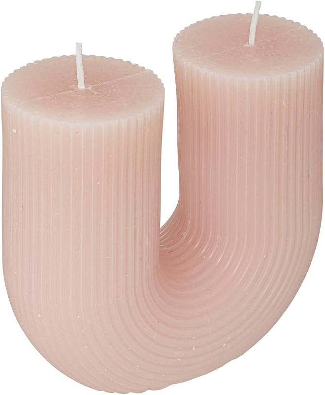 Atmosphera – Half Cotton U Candle Height 12 cm Pink