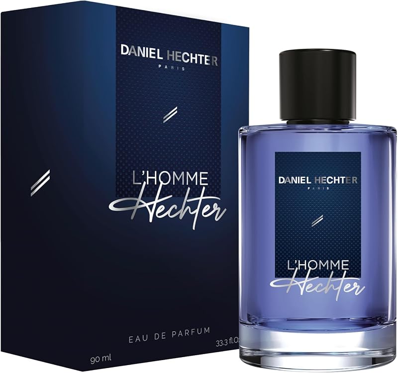 Daniel Hechter - Eau de Parfum for Men - L'Homme - 90 ml - Spicy Scent Mixing Wood and Vanilla | Vetiver Rosem