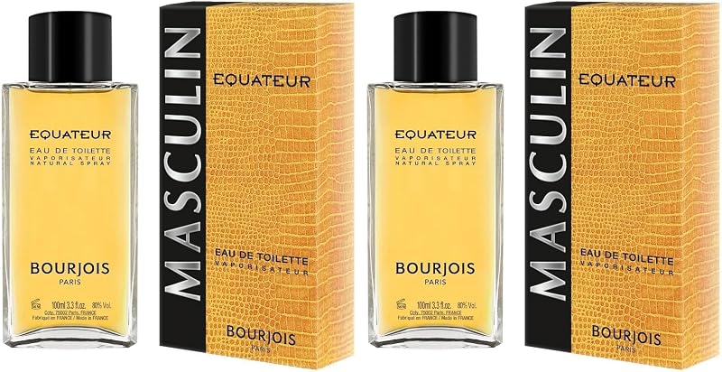 Bourjois - Ecuador Men's Eau de Toilette - 100 ml (Pack of 2)