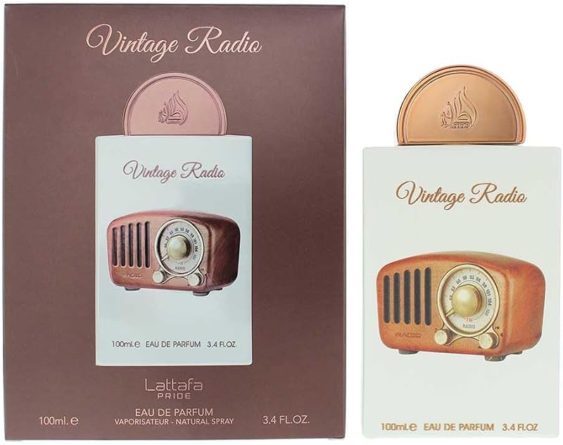 Vintage Radio by Lattafa for Unisex – 3.4 oz EDP Spray