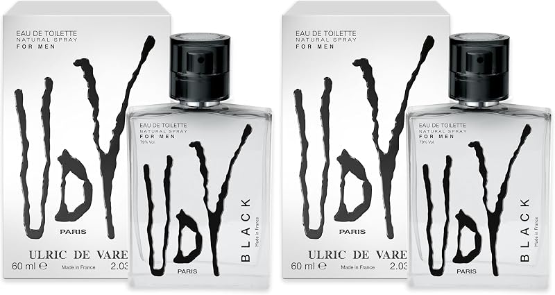 ULRIC DE VARENS - UDV Black - Fern, Fruity, Modern - Men's Perfume - Spray - Made in France