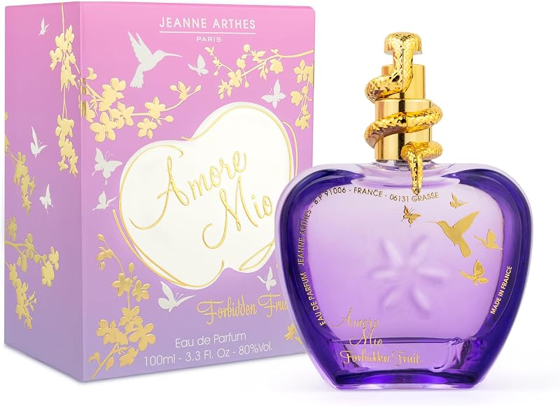 JEANNE ARTHES - Eau de Parfum for Women Amore Mio Forbidden Fruit - Floral & Frais - Vanilla and Patchouli - M