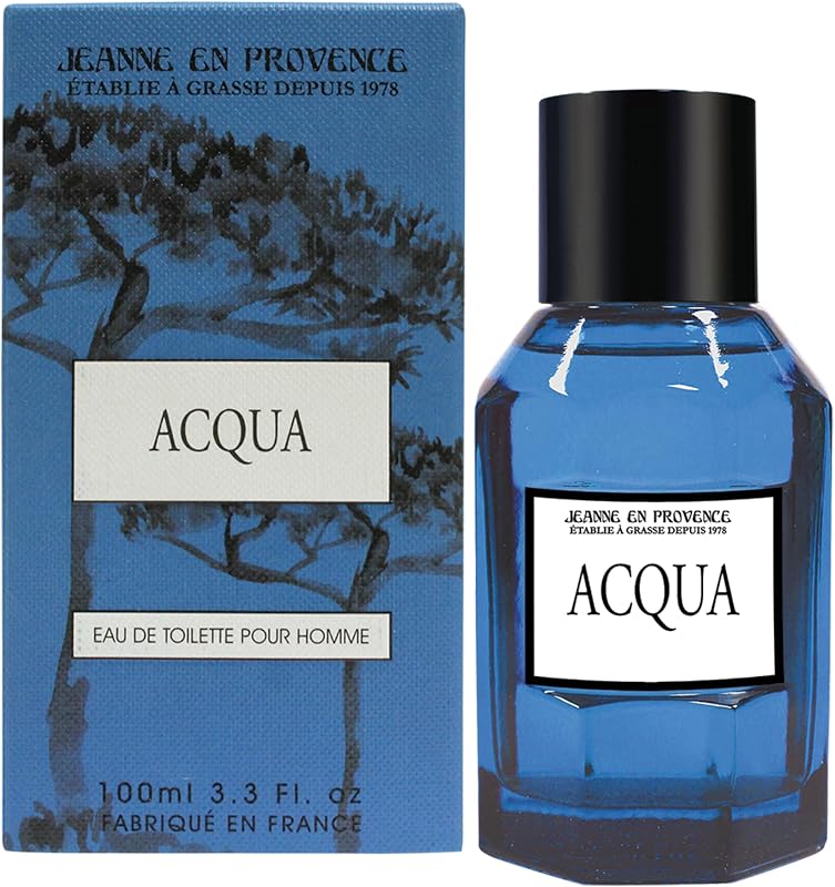 Jean En Provence Acqua Men's Perfume Eau de Toilette Spray 100 ml Made in France in Grasse