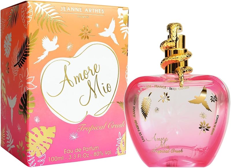 JEANNE ARTHES - Women's Perfume Amore Mio Tropical Crush - Eau de Parfum - Spray Bottle 100 ml - Made in Franc