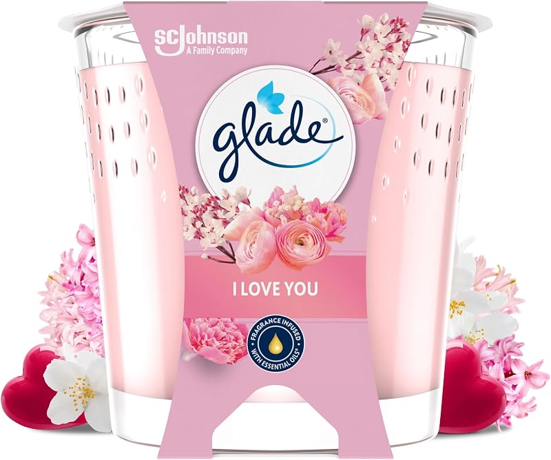 GLADE BOUGIE I LOVE YOU - sans huile de palme