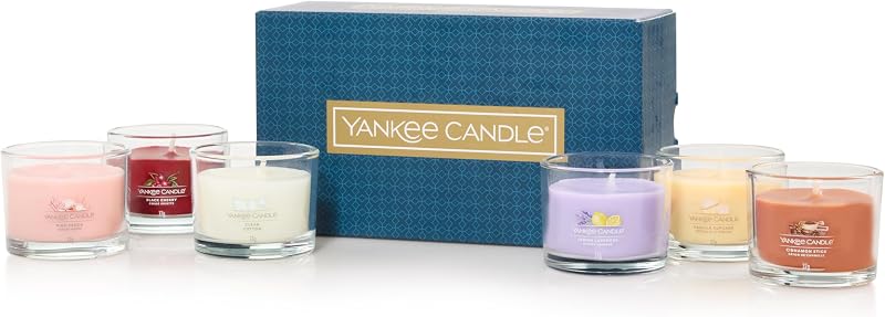 Yankee Candle Scented Candle Gift Set | Glass Votive Candles | Soy Wax Mix | 6 Count | Gifts for Women