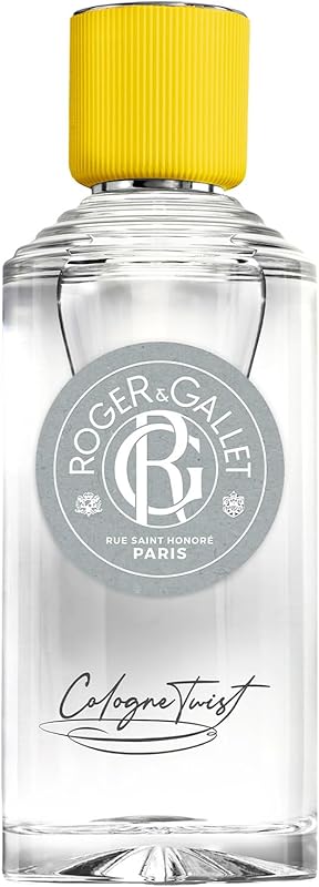 Roger & Gallet Twist Cologne - Fresh Fragrance with Lemon, Sage, Bergamot and Cashmere Wood - Eau de Cologne w
